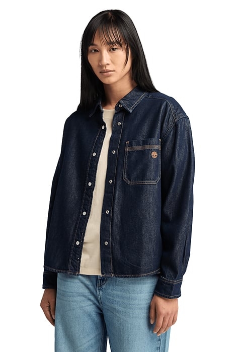 DENIM ESSENTIAL SHIRT AUTHENTIC INDIGO 1
