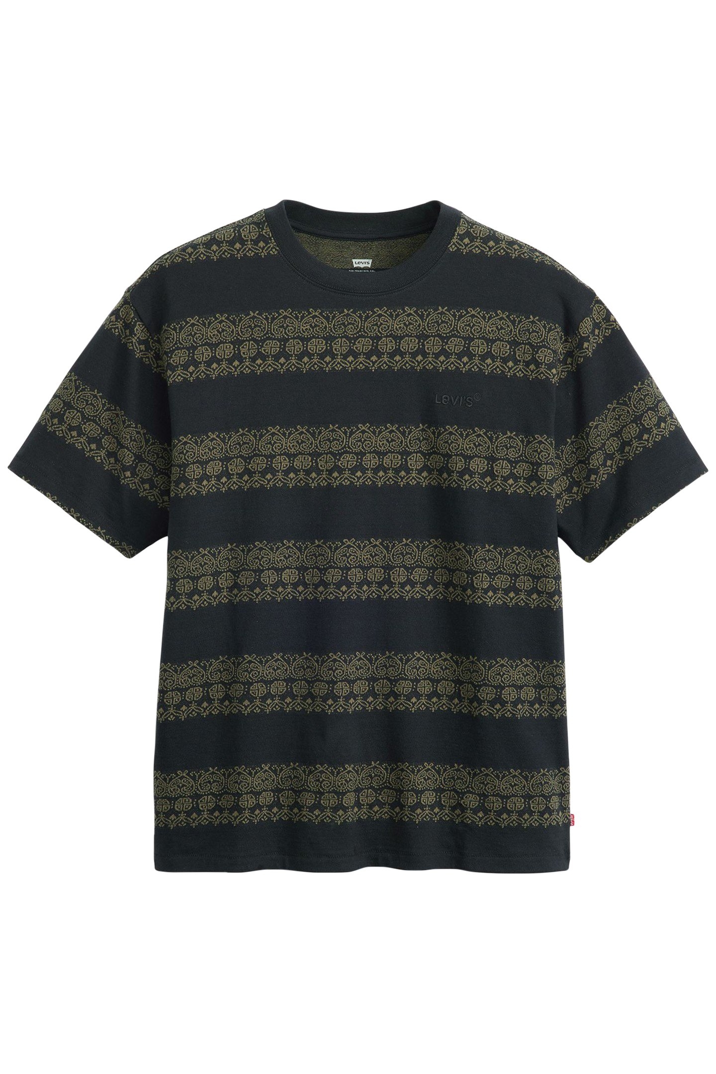 RED TAB VINTAGE TEE TRIPP GEO STRIPE JET 3