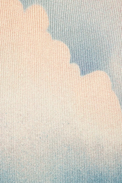 WOMENS KNITTED VEST LIGHT BLUE 6