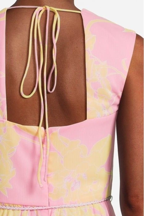 GUESS ECO SL GILDA LONG DRESS LIGHTERMID-CENTURY 6 4