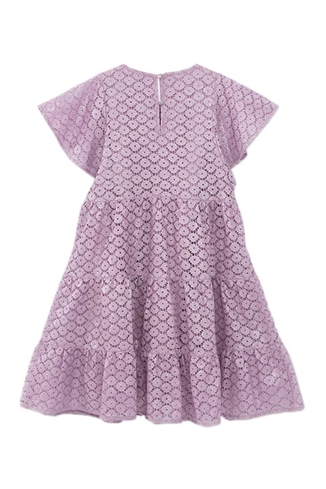 GIRL'S LILAC LACE SHORT DRESS 2