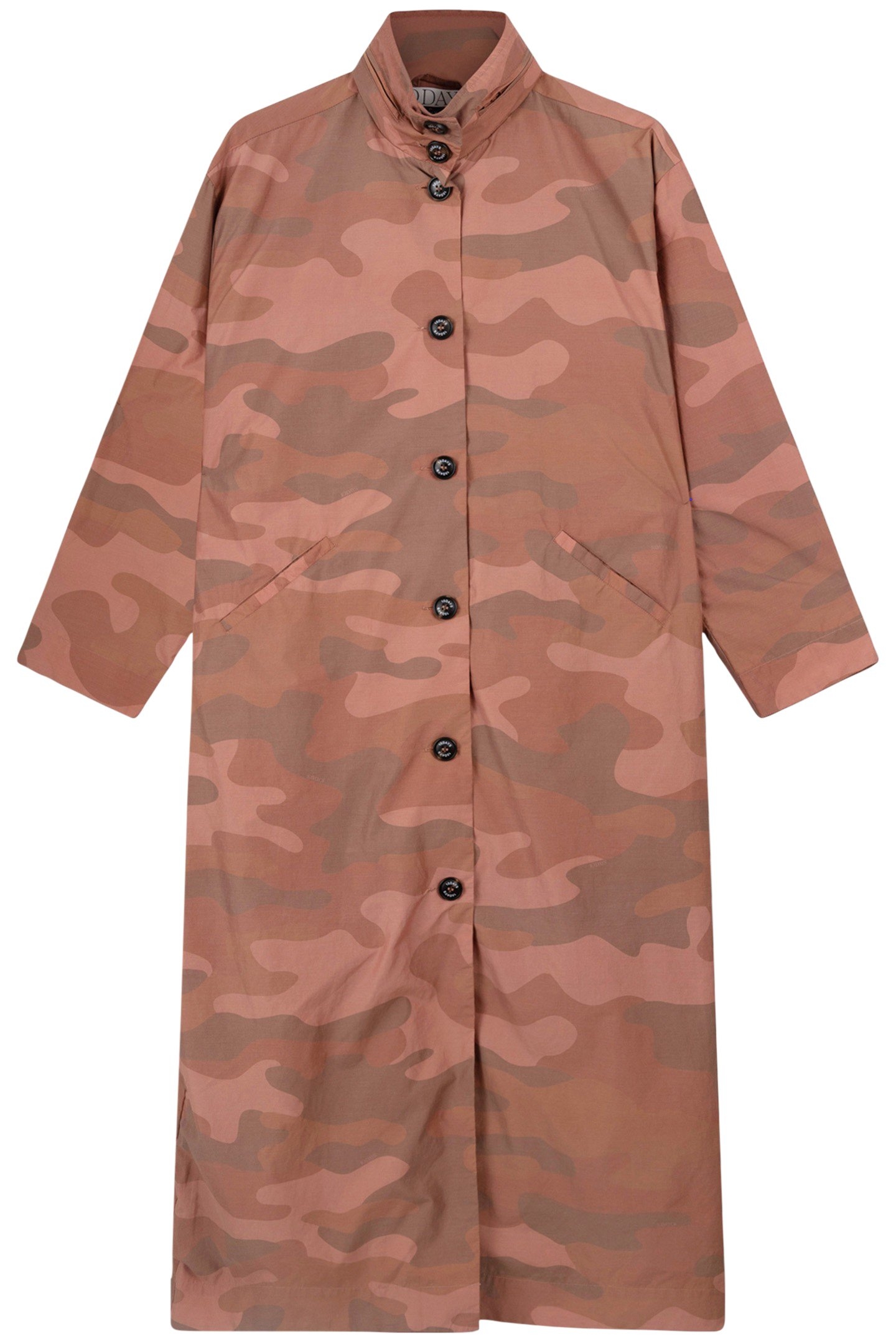 NYLON COAT CAMO SADDLE BROWN 3