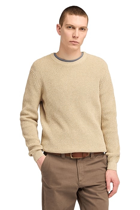WILLIAMS RIVER CREW NECK SWEATER ANGORA HEATHER 1