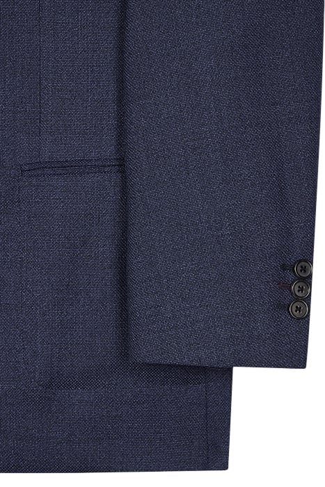 GENTS SLIM FIT 6 BTN DB JACKET PETROL BLUE 4