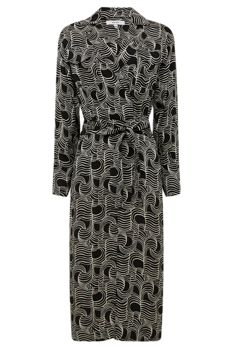 GEORGINA-MONO SWIRL PRINT BLACK/CREAM 5