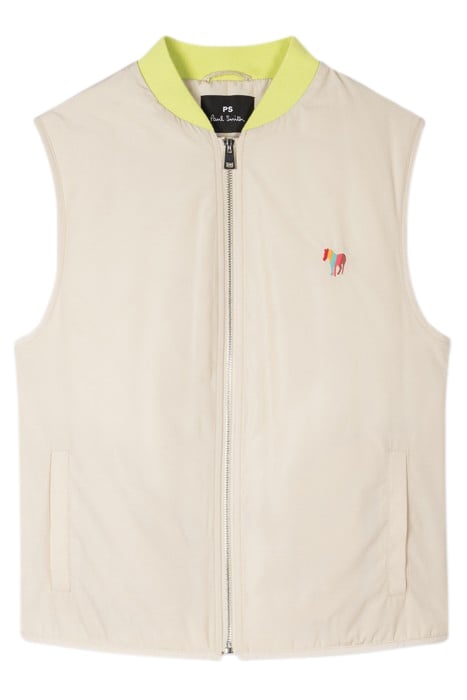 WOMENS GILET CREAM 1