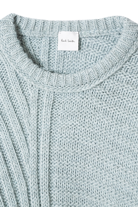 WOMENS KNITTED JUMPER GREYISH BLUE 6