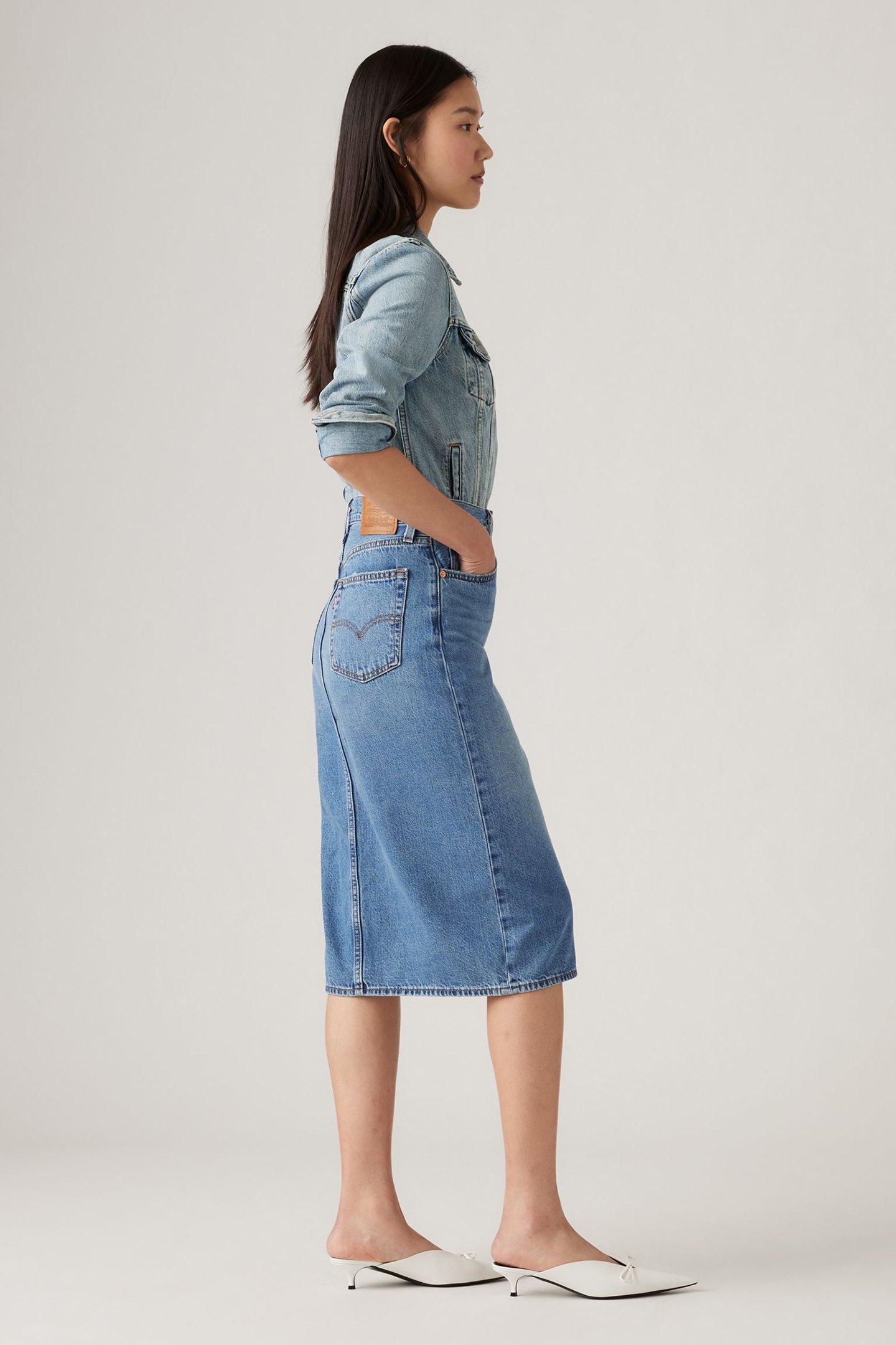 SIDE SLIT SKIRT ARTIST DIVIDED 6