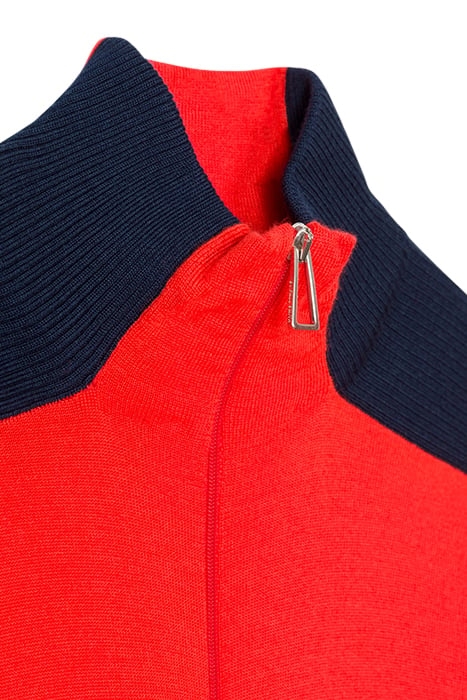 WOMENS KNITTED JUMPER RED 2