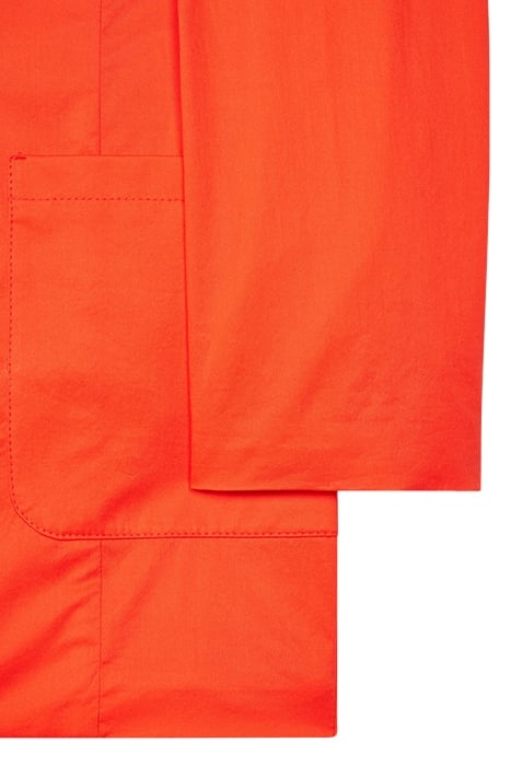 WOMENS BUGGY LINED JACKET CORAL RED 5