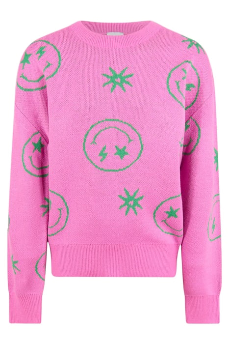 GAA-SBLIGHTNING SMILE KNIT PINK 3