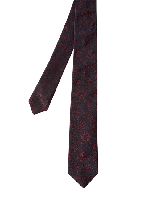 TIE 6CM NARROW BURGUNDY/ BORDE 1