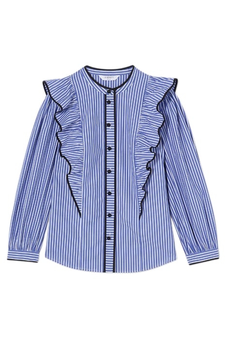 LUCAN SATIN BLOUS NAVY ULTRABLUE 4