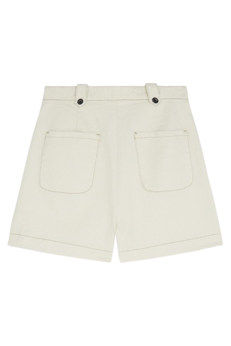 WOMENS DENIM SHORT OFF WHITE 5