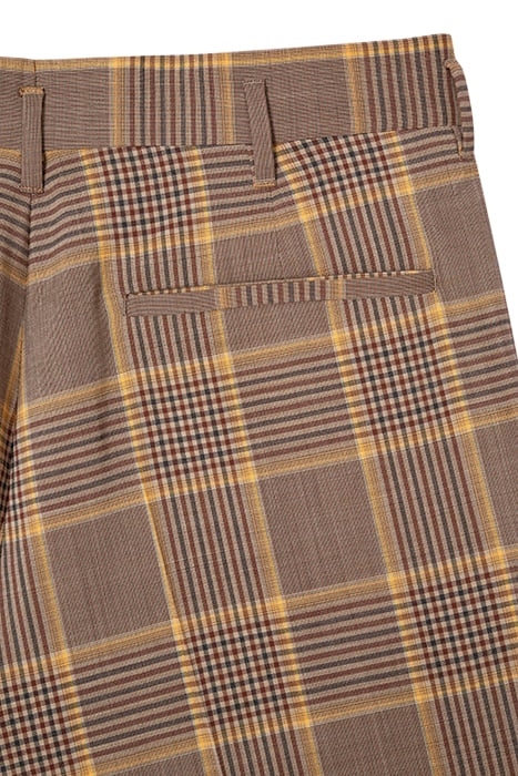 GENTS PLEATED TROUSER HAZELNUT 6
