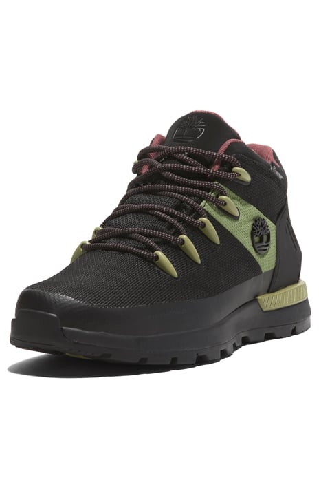 SPRINT TREKKER MID LACE UP WATERPROOF SNEAKER BLACK MESH W M 7