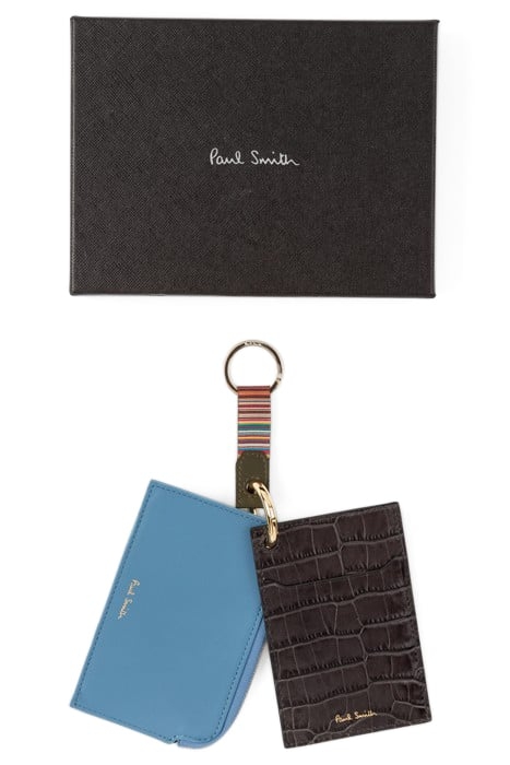 MEN WALLET TRIO CLIP ZIP LIGHT BLUE 5