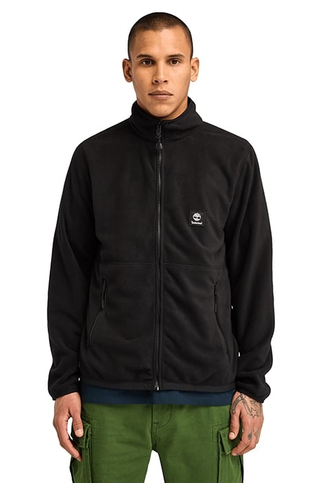 FULL ZIP POLAR FLEECE BLACK 1