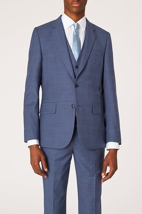 MEN TIE NARROW PLAIN LIGHT BLUE 2