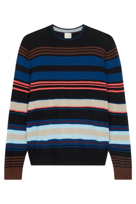 MENS SWEATER CREW NECK BLACK 1