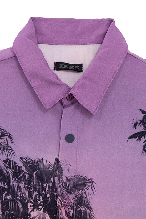 BOYS’ PURPLE LENZING™ ECOVERO™ SHIRT WITH PALM TREE PRINT 3