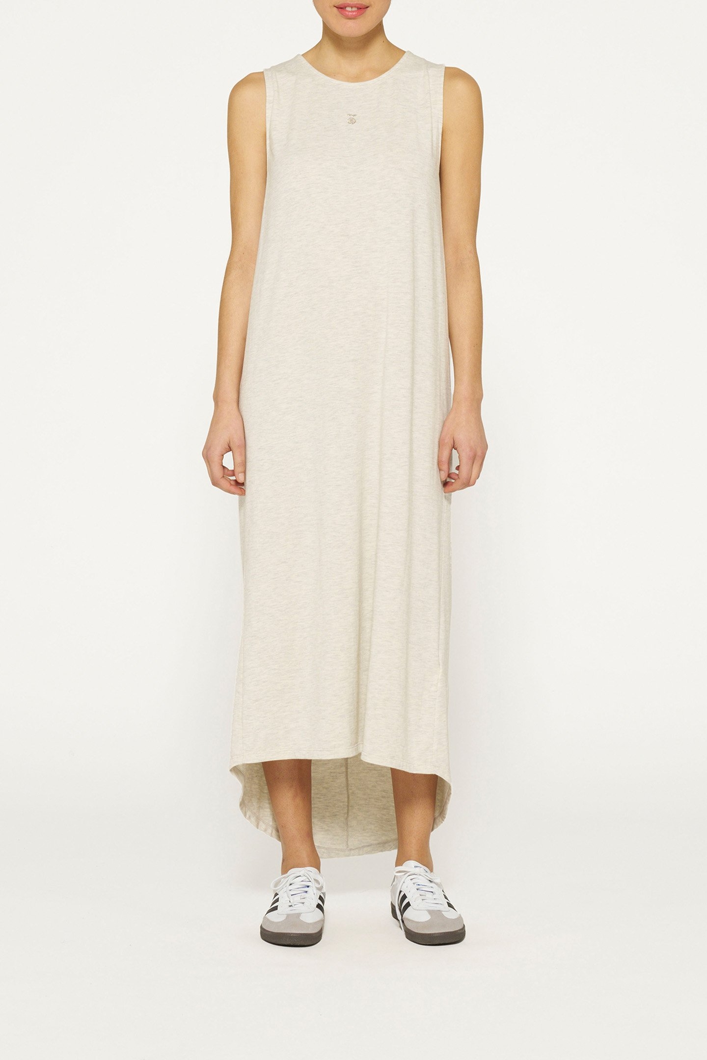 SOFT CINCH BACK DRESS SOFT WHITE MELEE 1