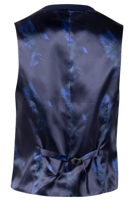 MB INK FLANNEL SUIT WAISTCOAT BLACK 2