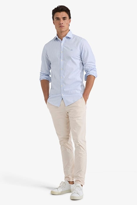 STRIPE SHIRT MEDIUM BLUE 2