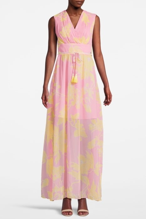 GUESS ECO SL GILDA LONG DRESS LIGHTERMID-CENTURY 6 1