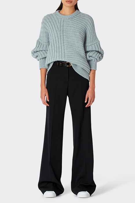 WOMENS KNITTED JUMPER GREYISH BLUE 3