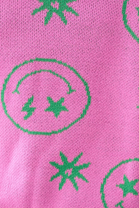 GAA-SBLIGHTNING SMILE KNIT PINK 7