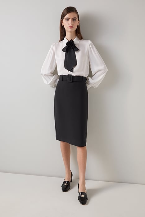 TABITHA PENCIL MIDI SKIRT BLACK 1