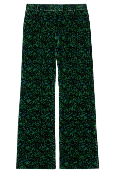 WOMENS TROUSER EMERALD GREEN 4