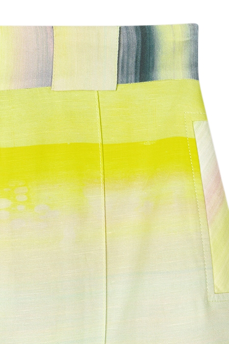 WOMENS SKIRT ACID YELLOW 7