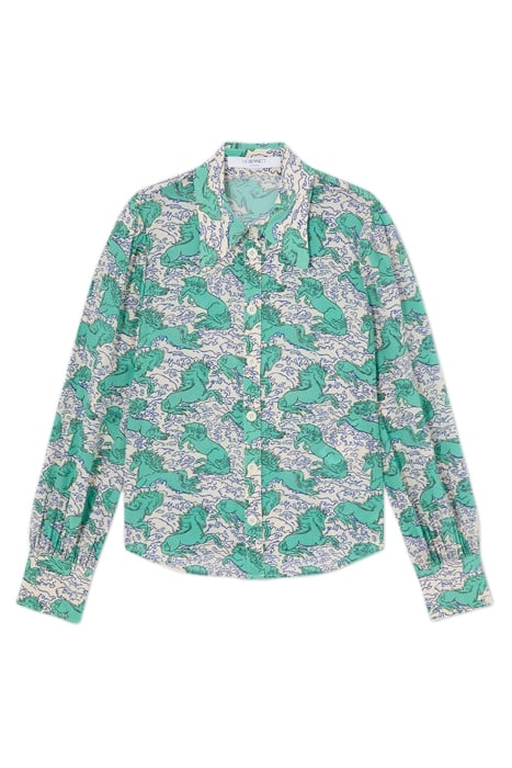 SONYA HORSE BLOUS NATURAL/ECRU 3