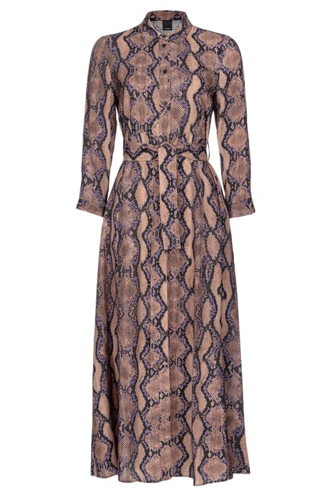 SUSHI DRESS MULT. BROWN/LILAC 2