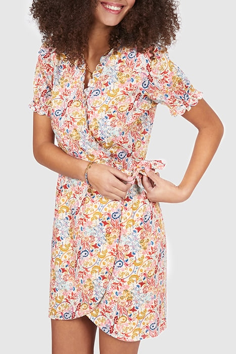 WRAP DRESS WITH SEASIDE PAISLEY PRINT 1