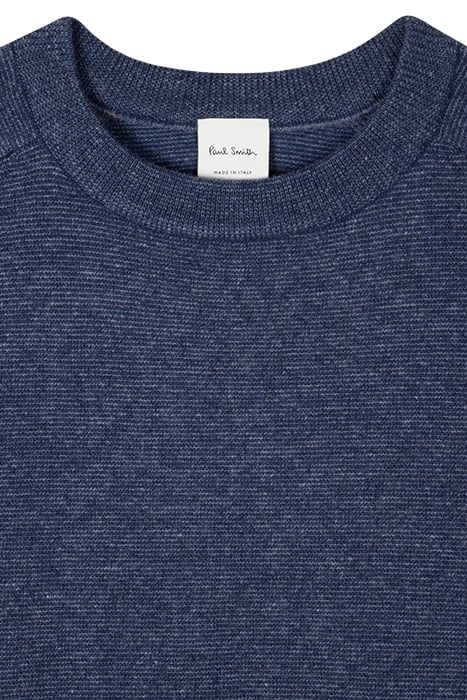 MENS SWEATER CREW NECK INKY BLUE 2