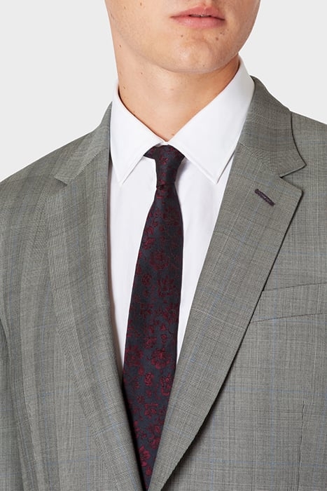 TIE 6CM NARROW BURGUNDY/ BORDE 2