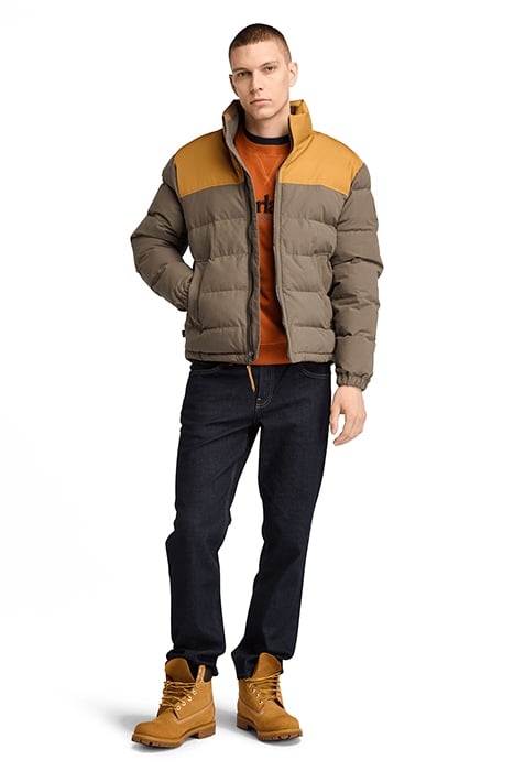 WELCH MOUNTAIN DURABLE WATER REPELLENT PUFFER JACKET WHEAT B 3