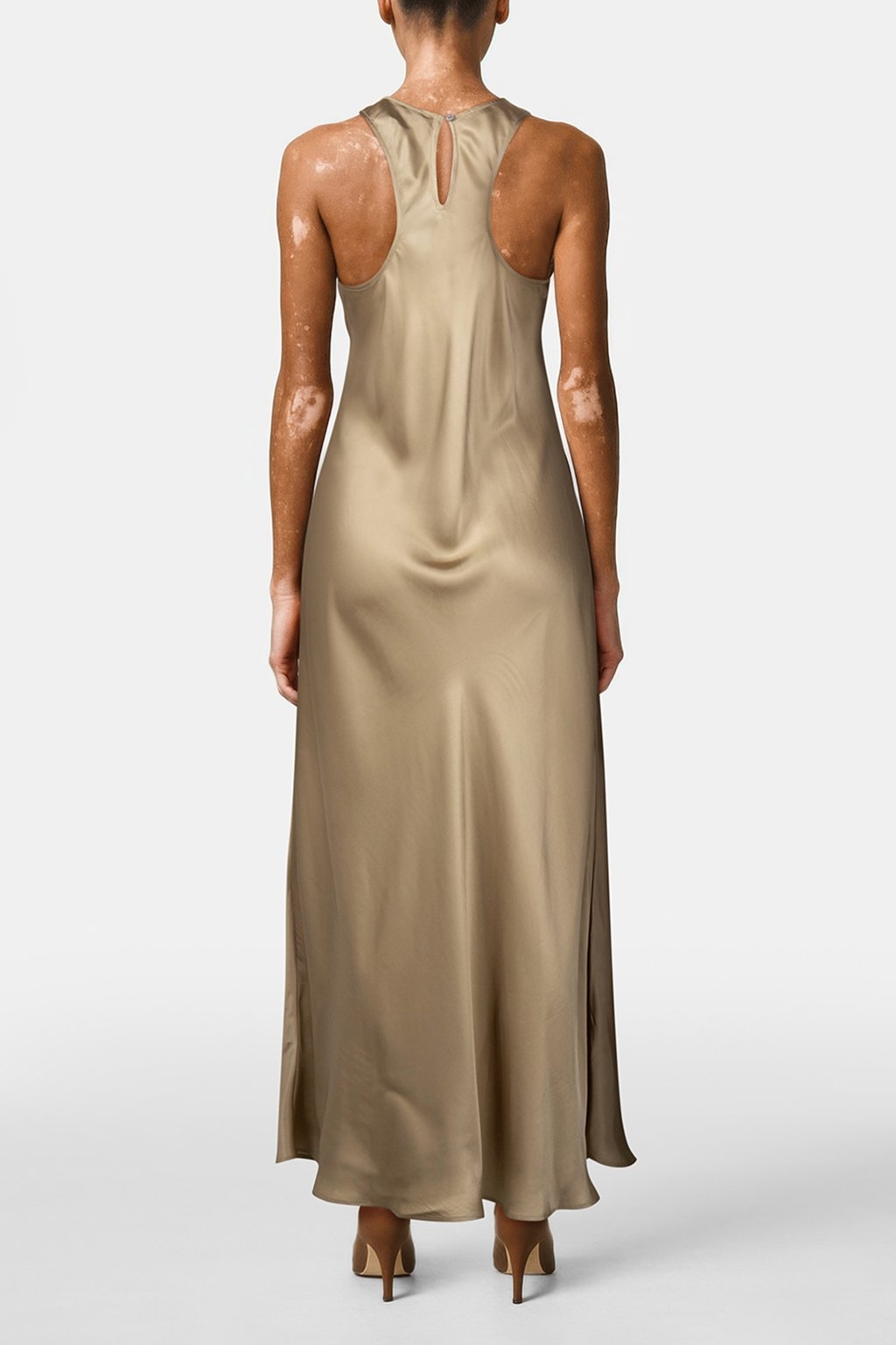 BETINA DRESS PALE OLIVE GREEN 2