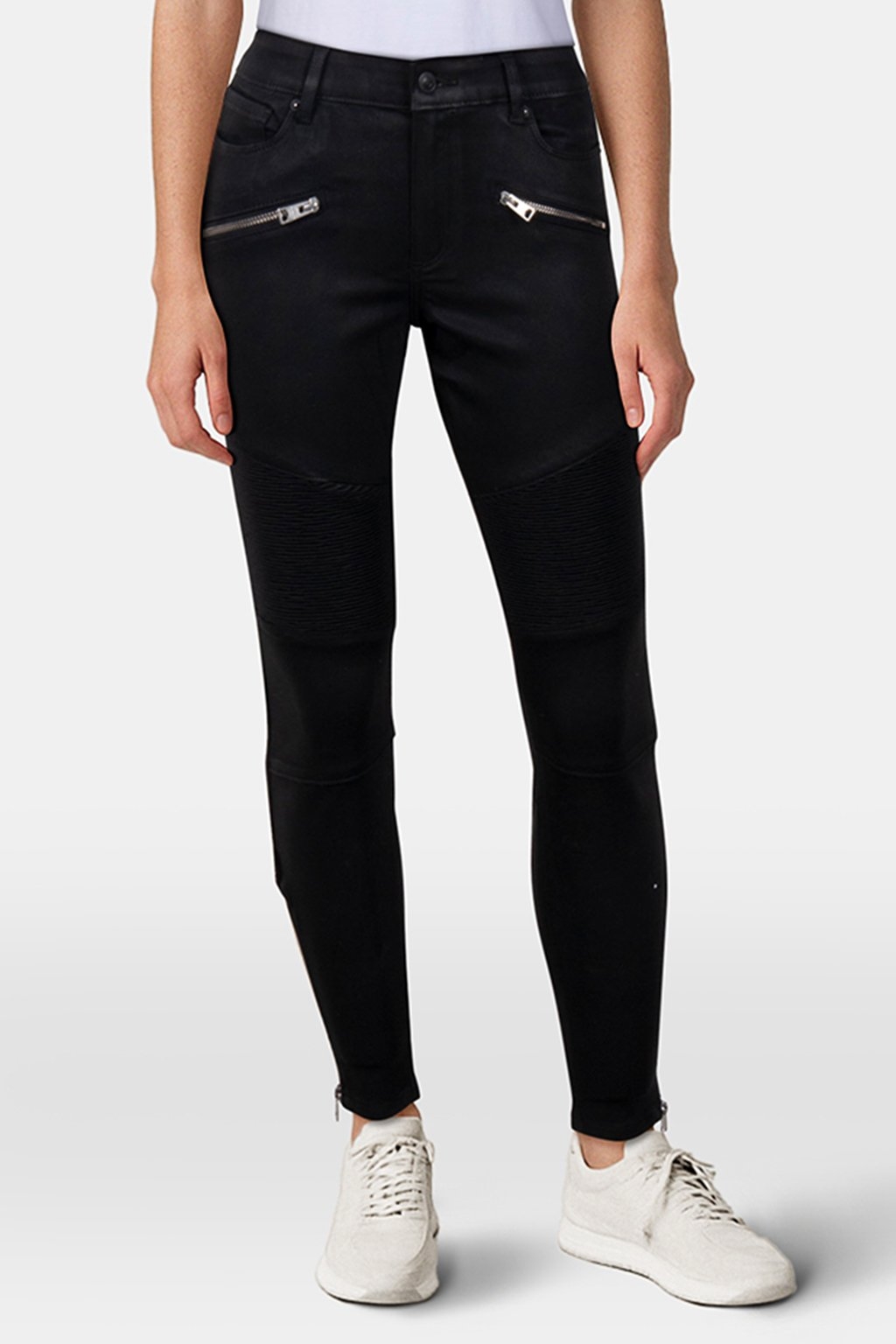 MILLER BIKER JEAN COATED BLACK 1