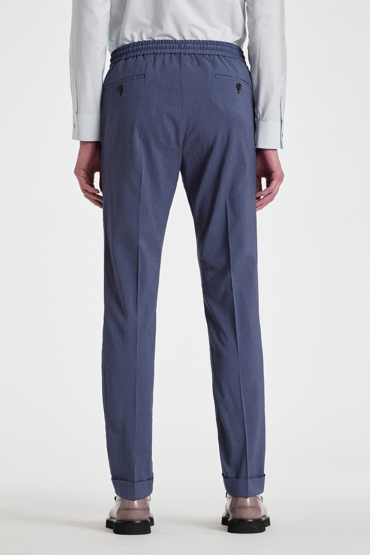 MENS DRAWCORD TROUSER INDIGO 2