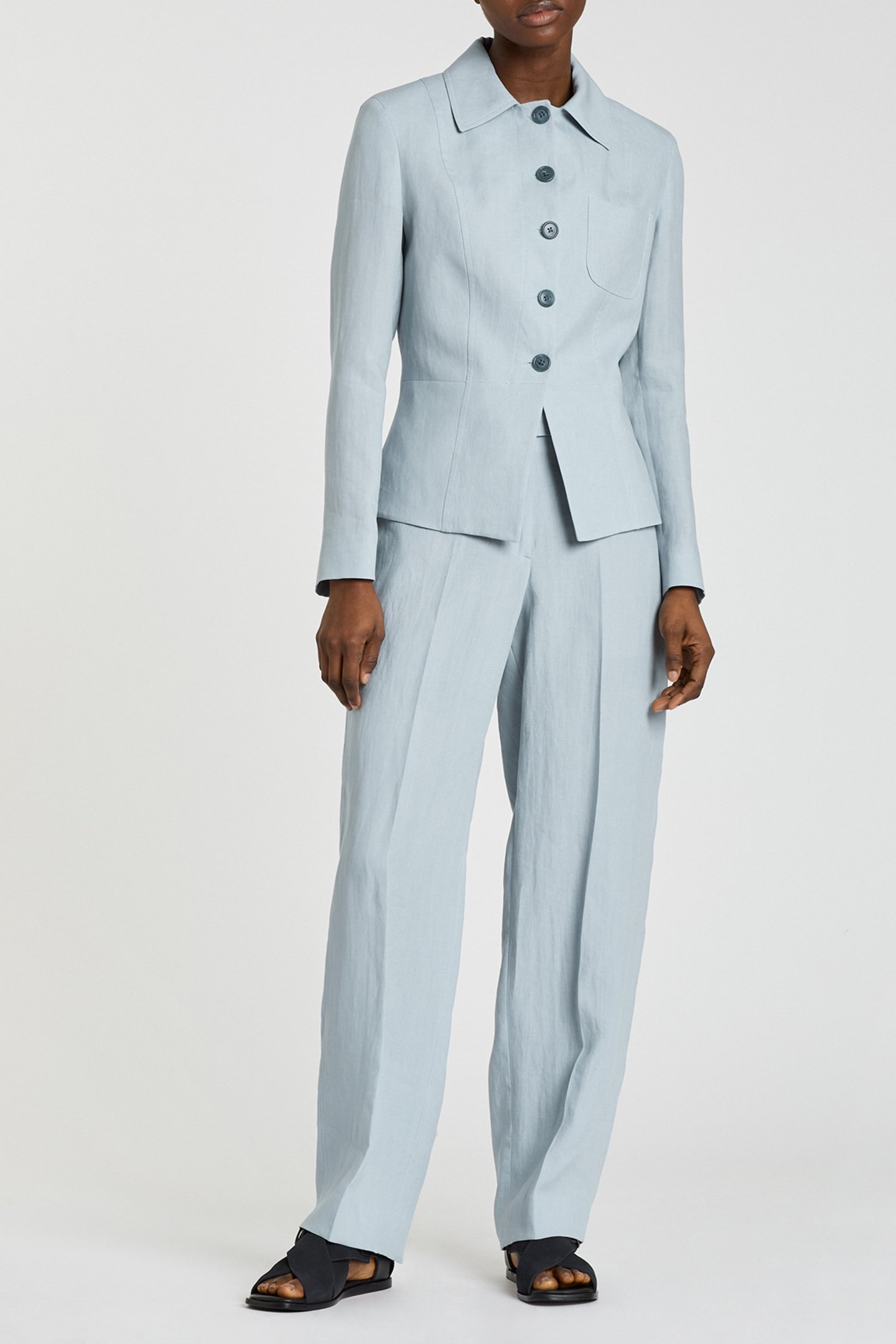 WOMENS TROUSERS LIGHT BLUE 3