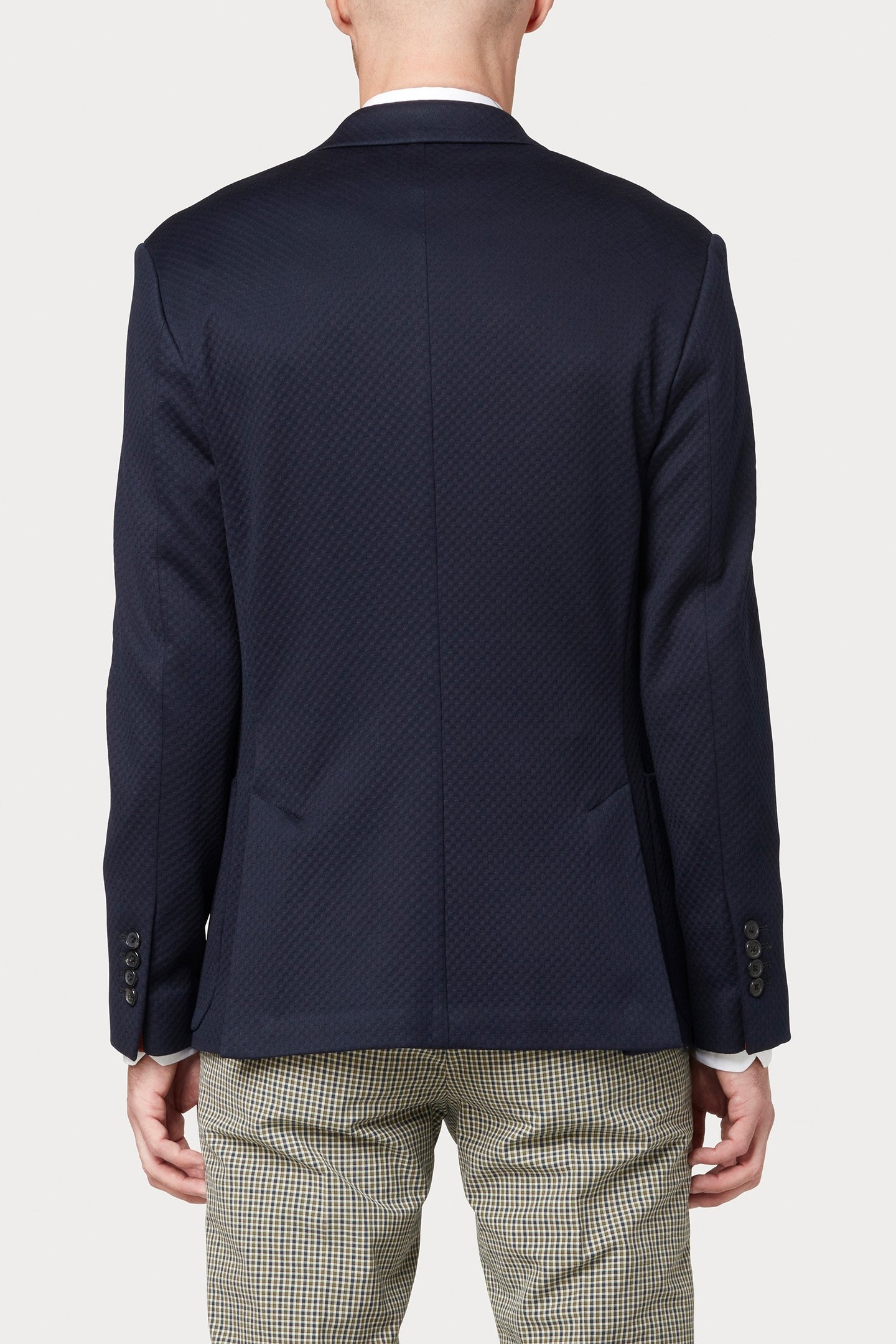 GENTS 2BTN PATCH POCKET JACKET VERY DARK NAVY 2