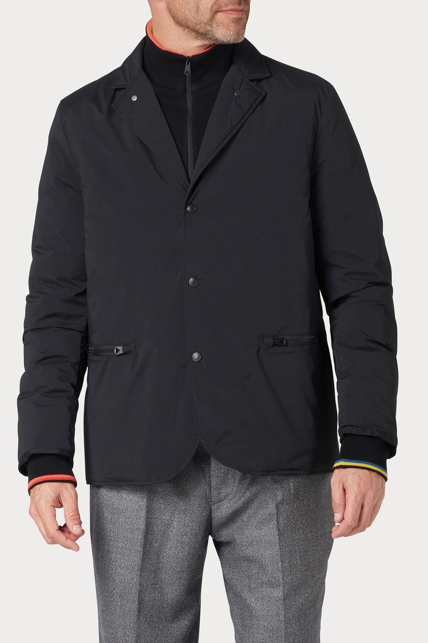 MENS FORMAL DOWN JACKET BLACK 1