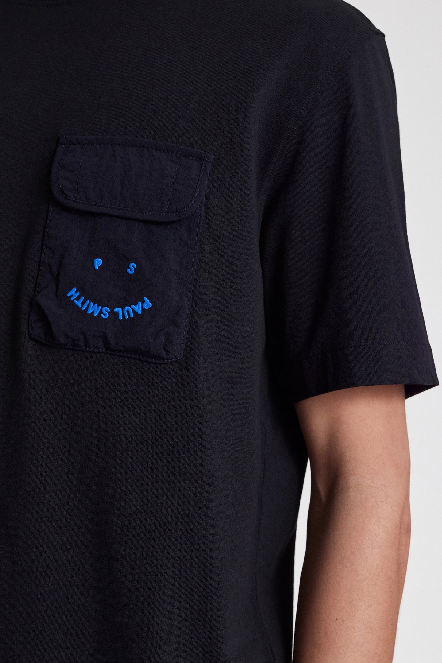 MENS SS TSHIRT PS HAPPY VERY DARK NAVY 5