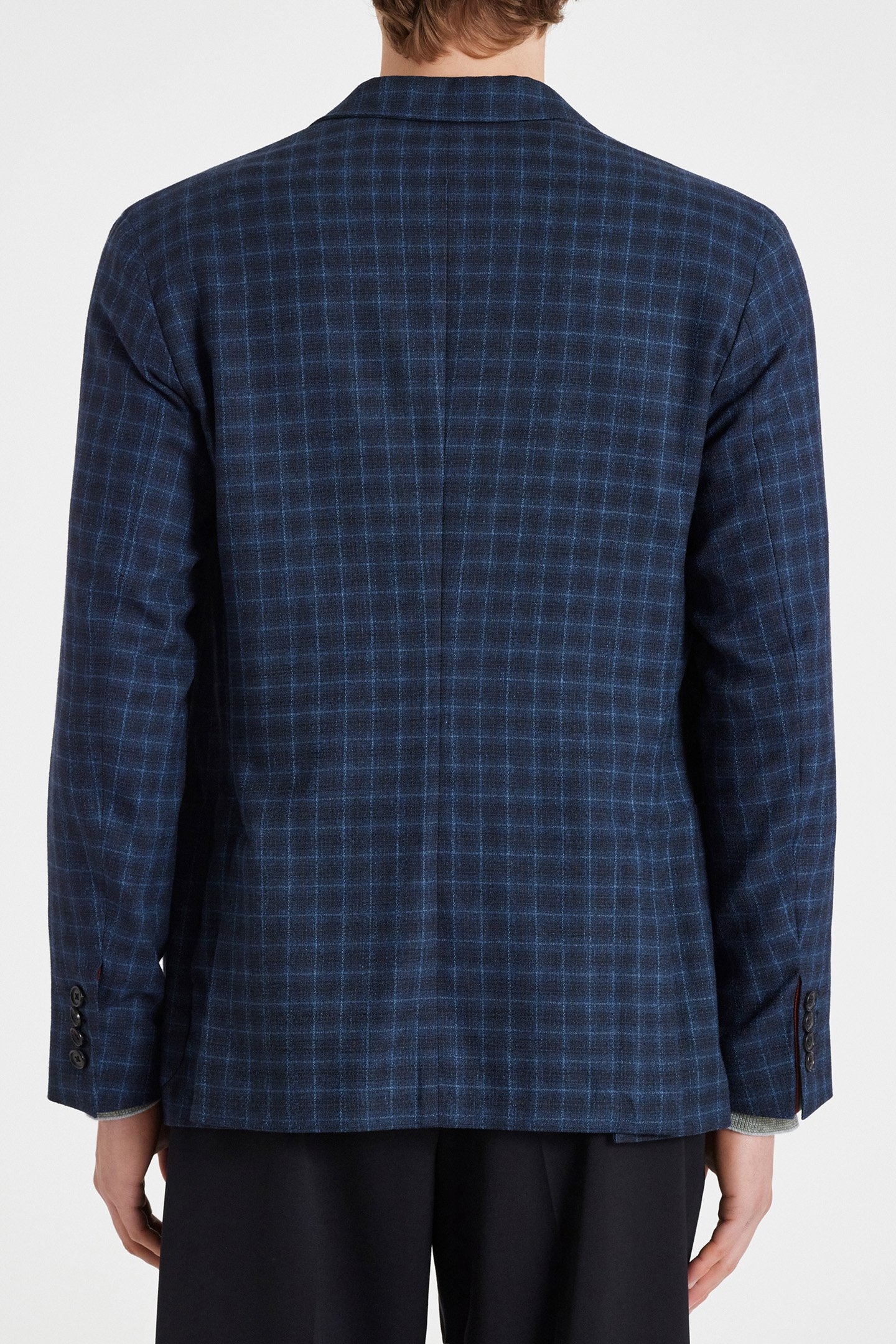 MENS 2 BTN PATCH POCKET JACKET INKY BLUE 2