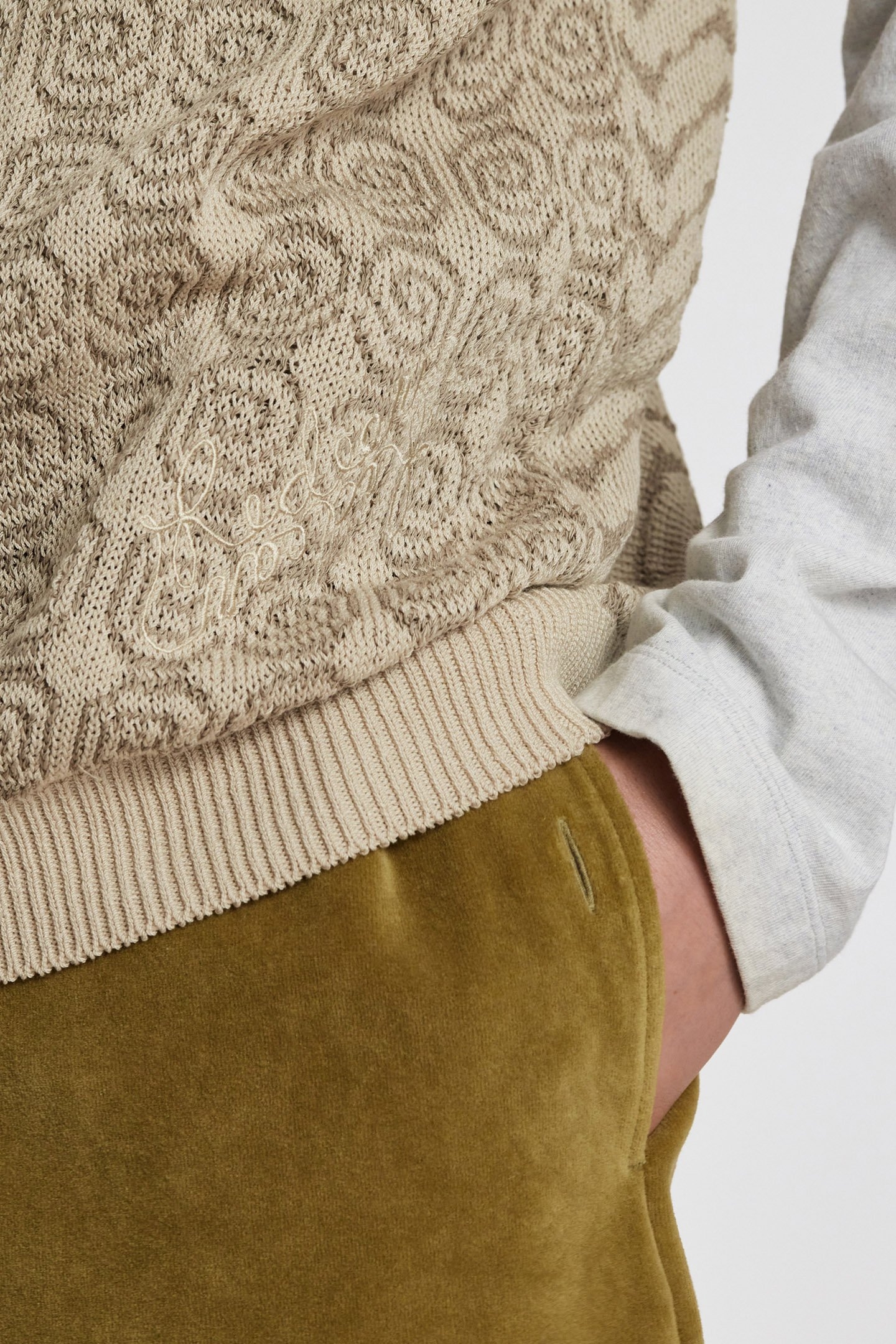 MENS ECRU VEST OFF WHITE 5