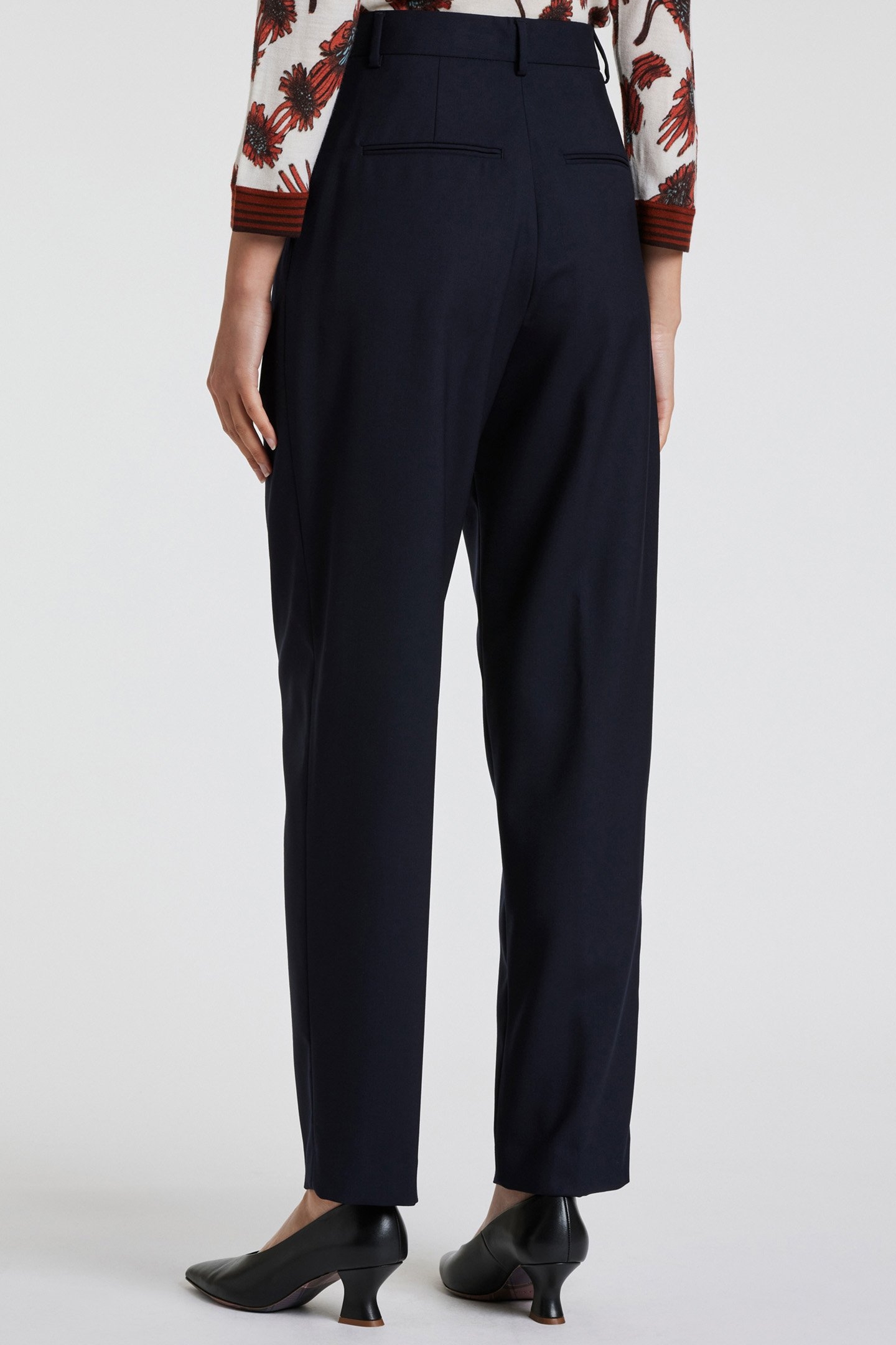 WOMENS TROUSERS VERY DARK NAVY 2